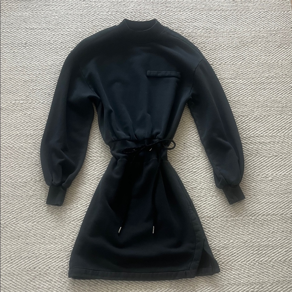 SER.O.YA black sweatshirt dress